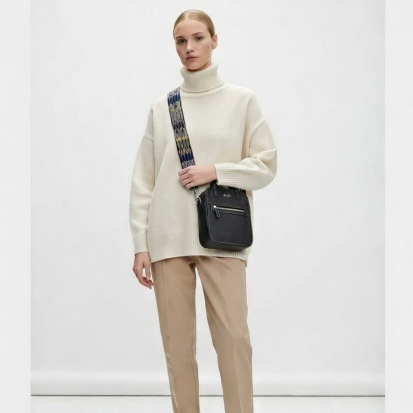 Kit: Aurora Bag Black + Inka Strap Silver