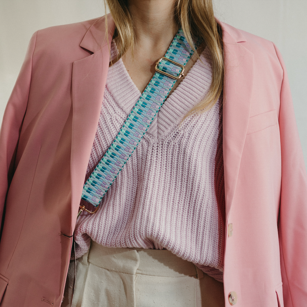 Bubble Gum Adjustable Bag Strap