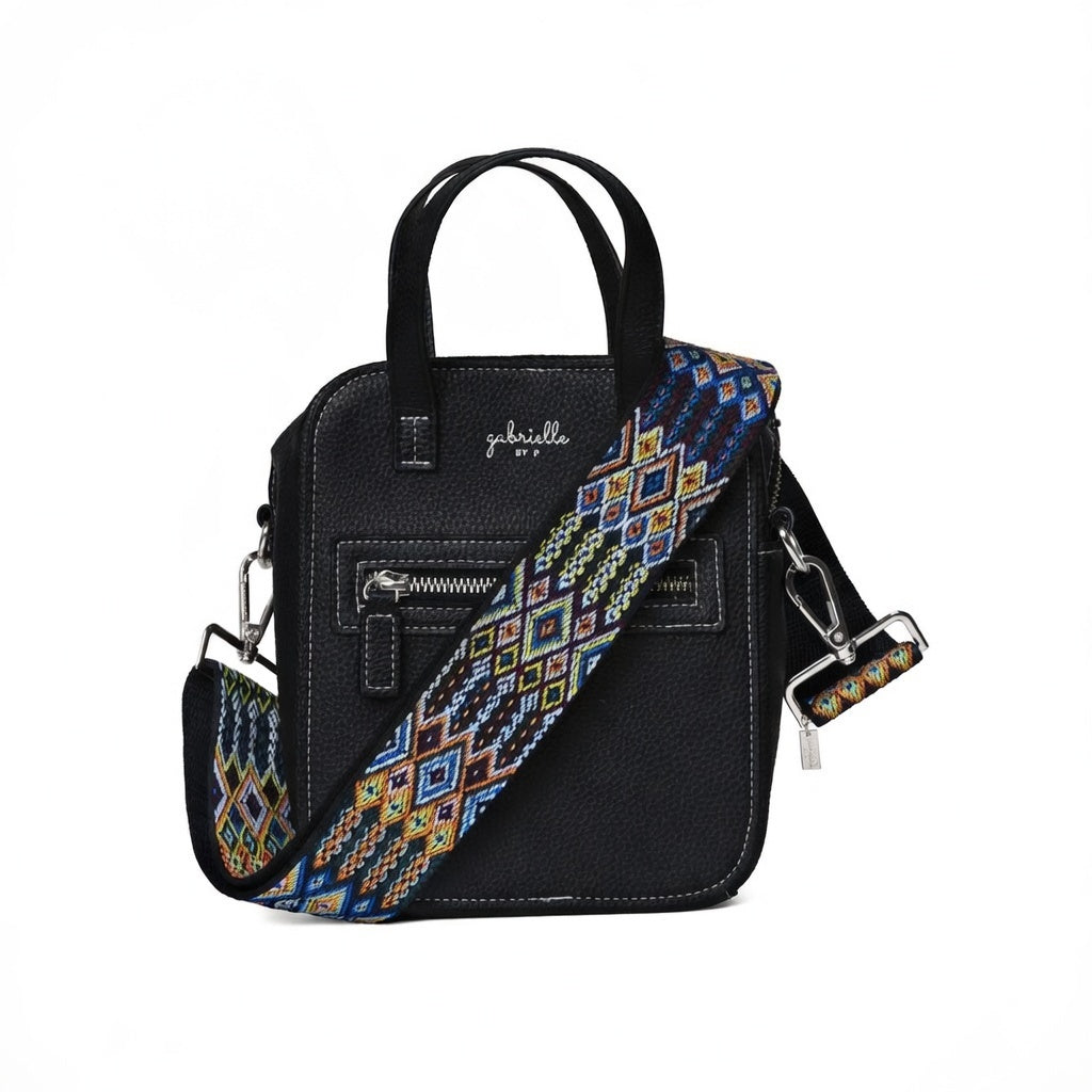 Kit: Aurora Bag Black + Inka Strap Silver