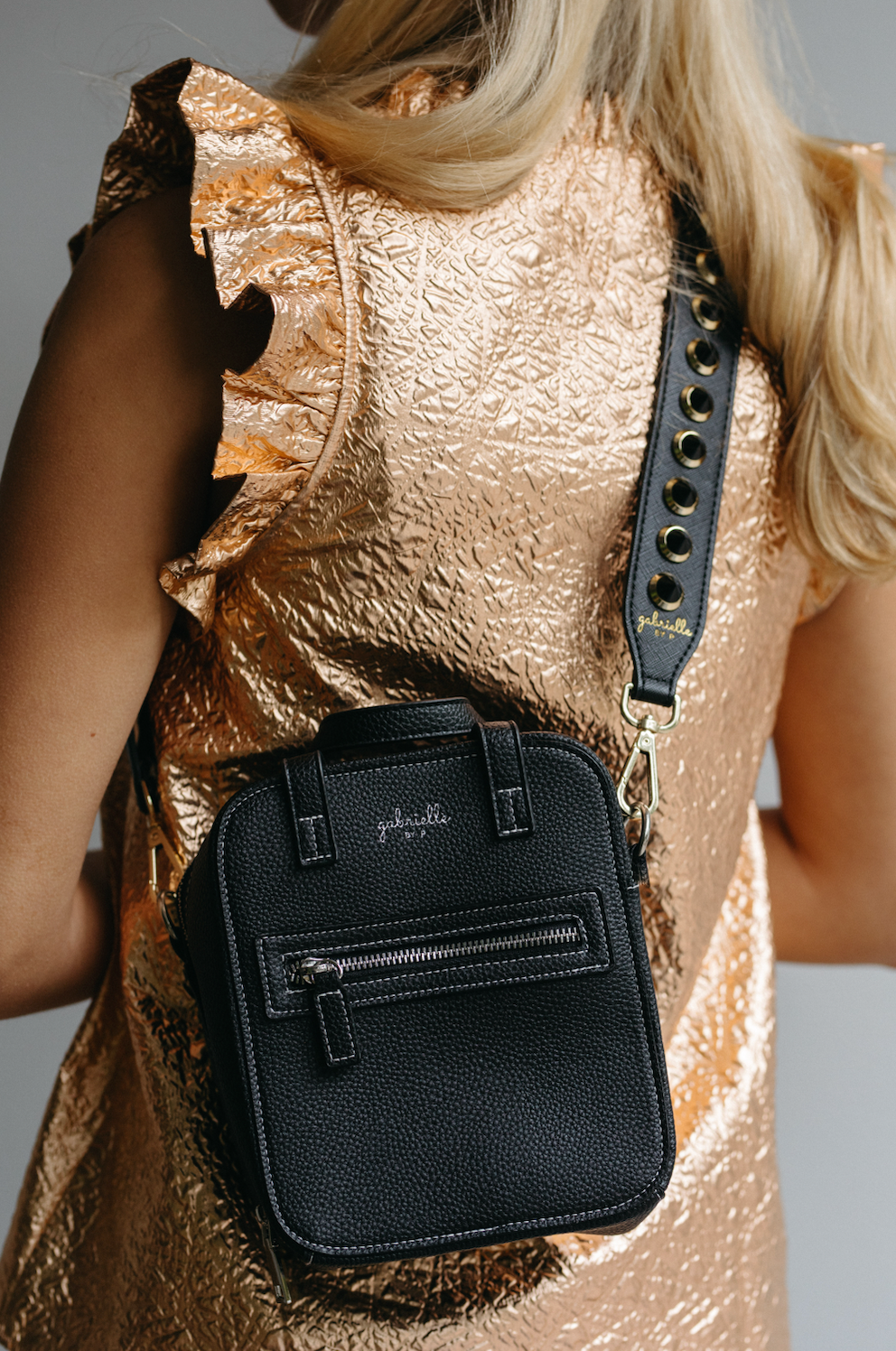 Aurora Black Vegan Bag