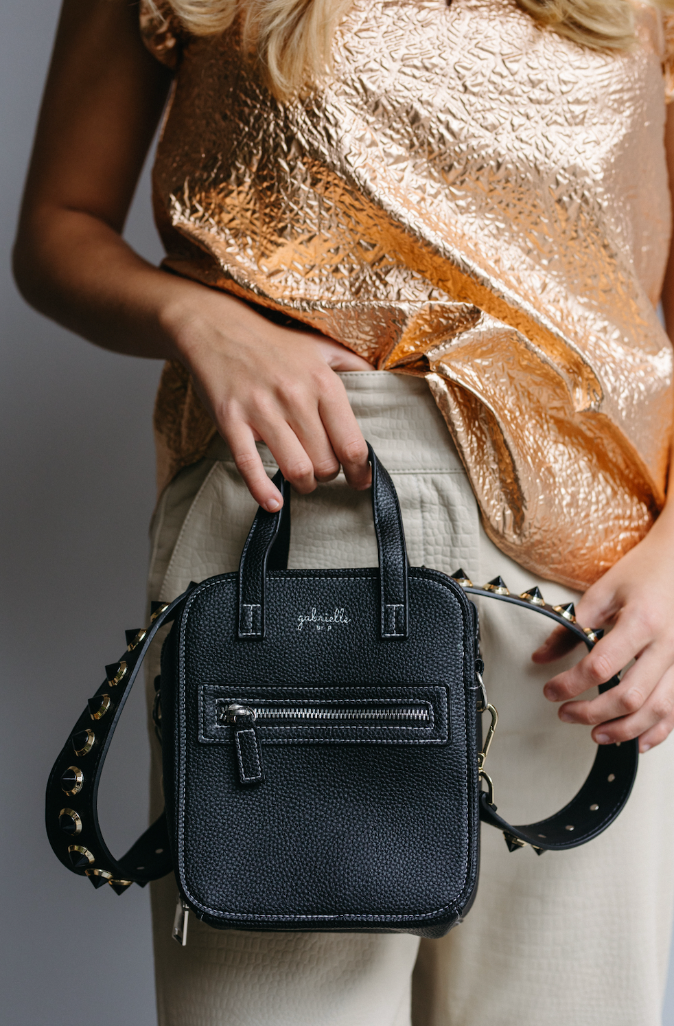 Aurora Black Vegan Bag