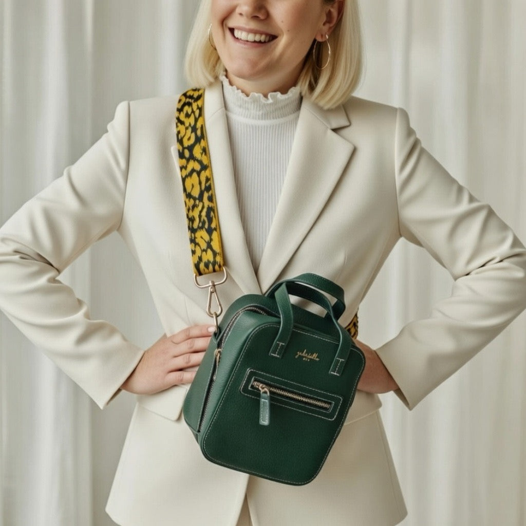 Kit: Aurora Green + Leopard Strap Gold