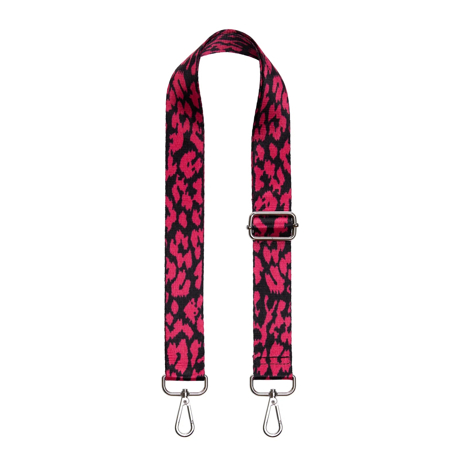 Pink Leopard Strap Silver
