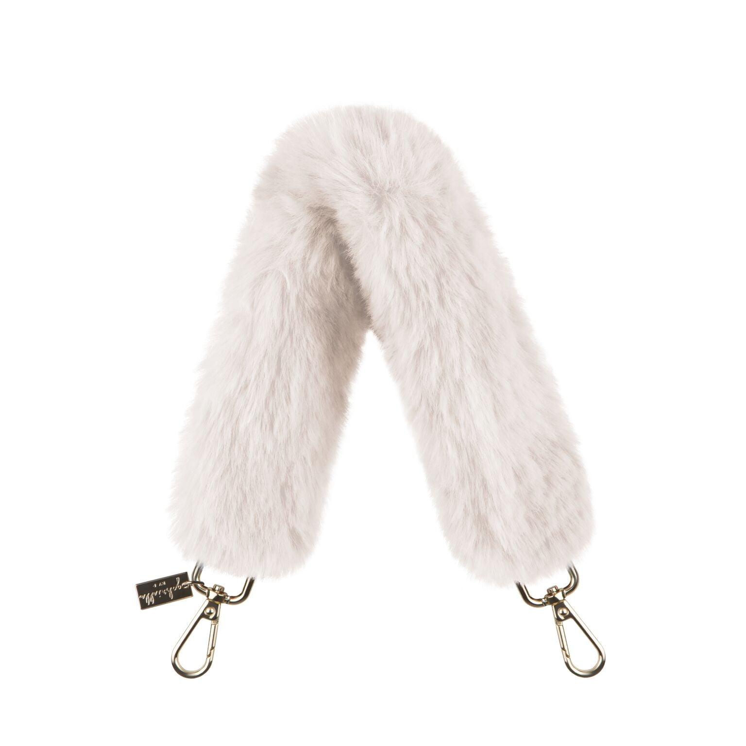 Top-Handle Faux Fur Bag Strap - Gabriellebyp