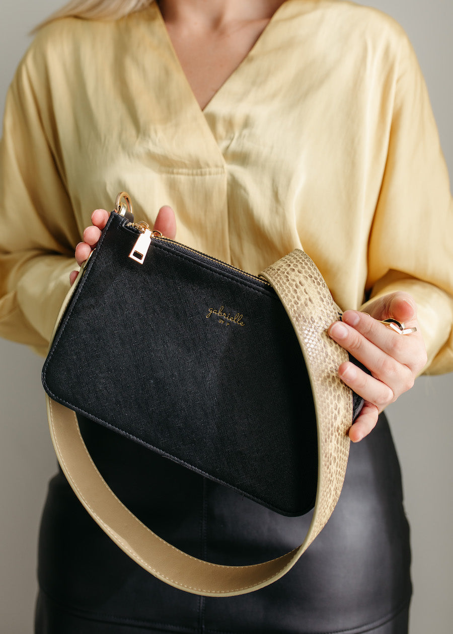 Snakeskin Bag Strap "Short Length"