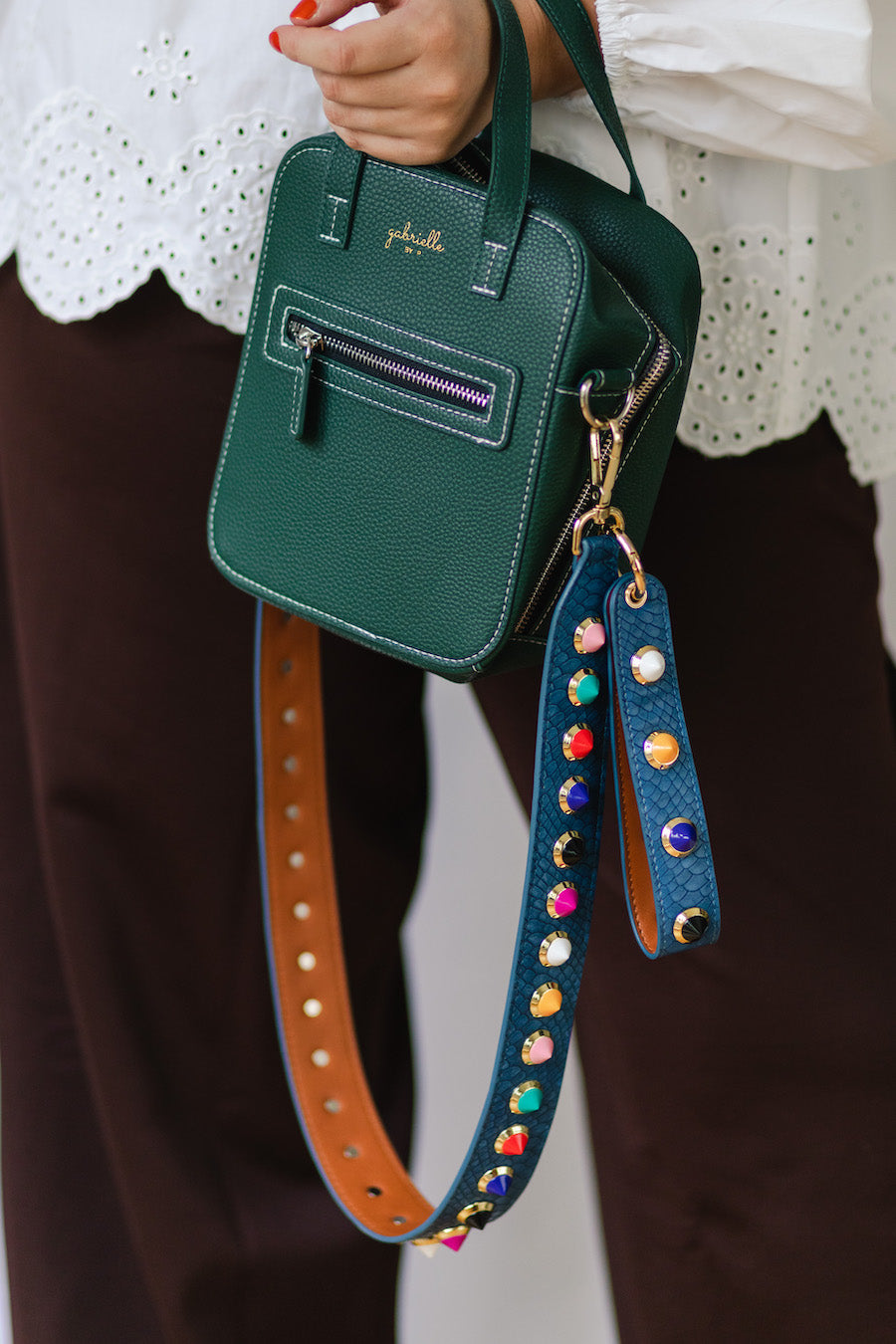 Blue Colorful Key Ring