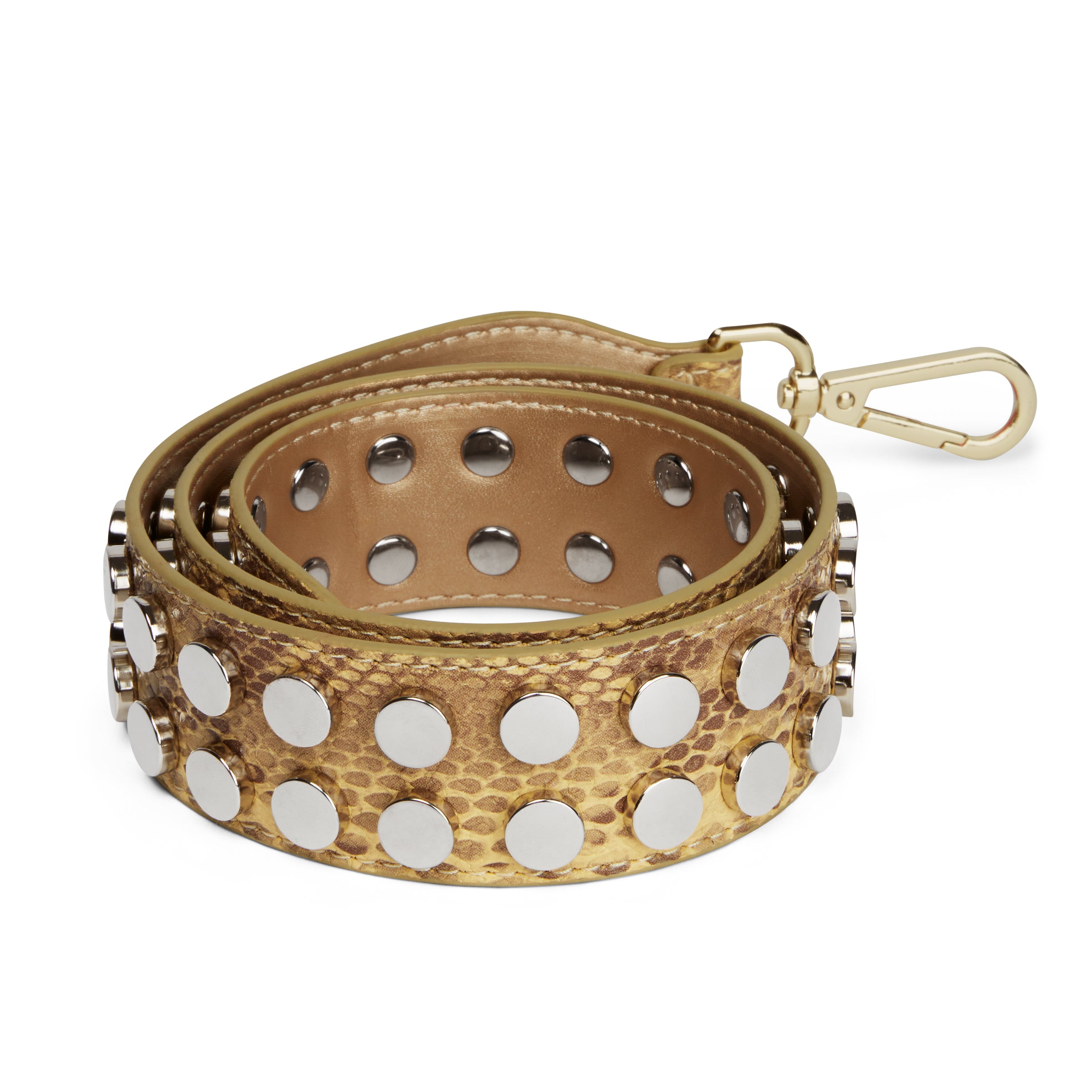 Kit: Leoni Large + Snakeskin Studded Gold