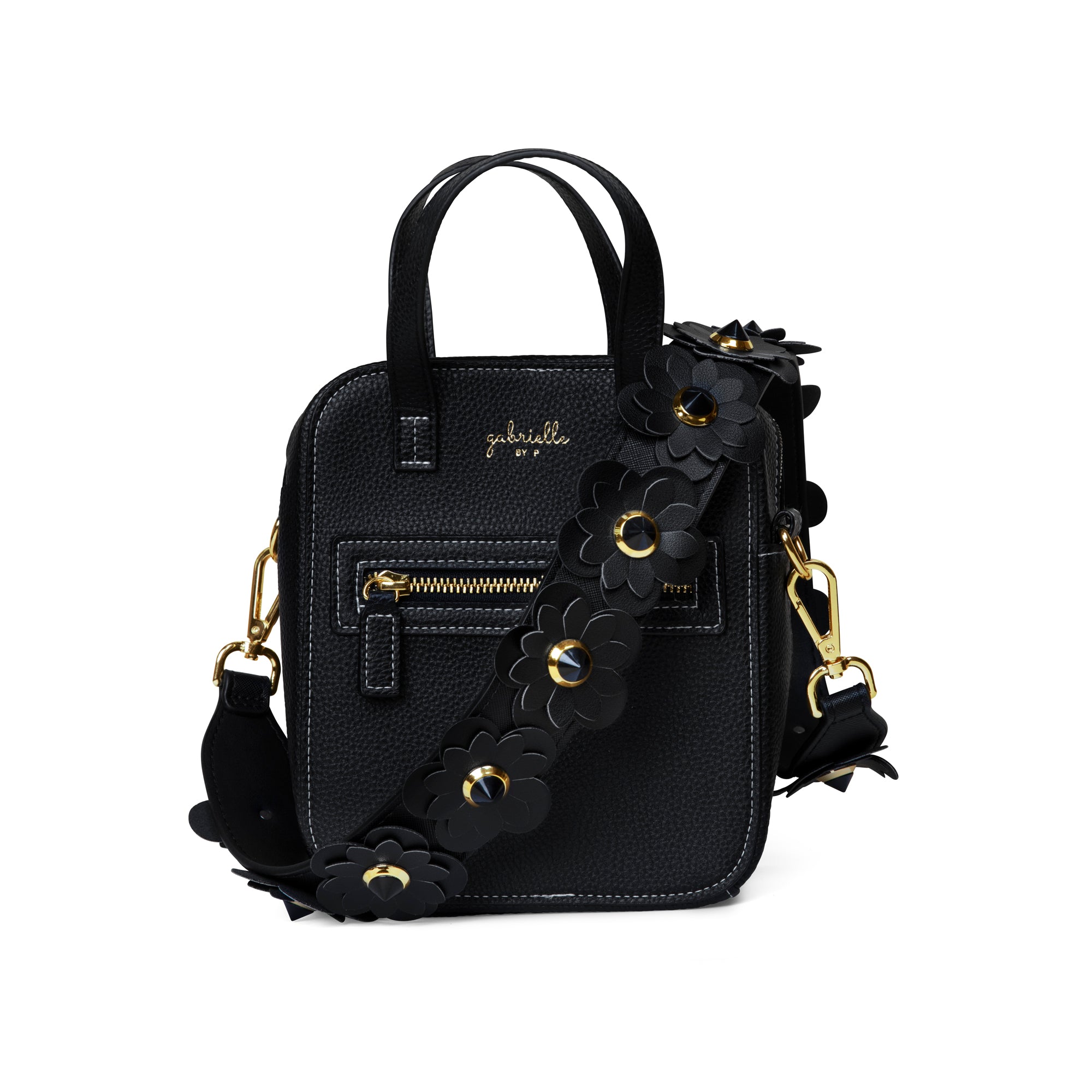 Aurora Bag Black + Blossom Black Gold