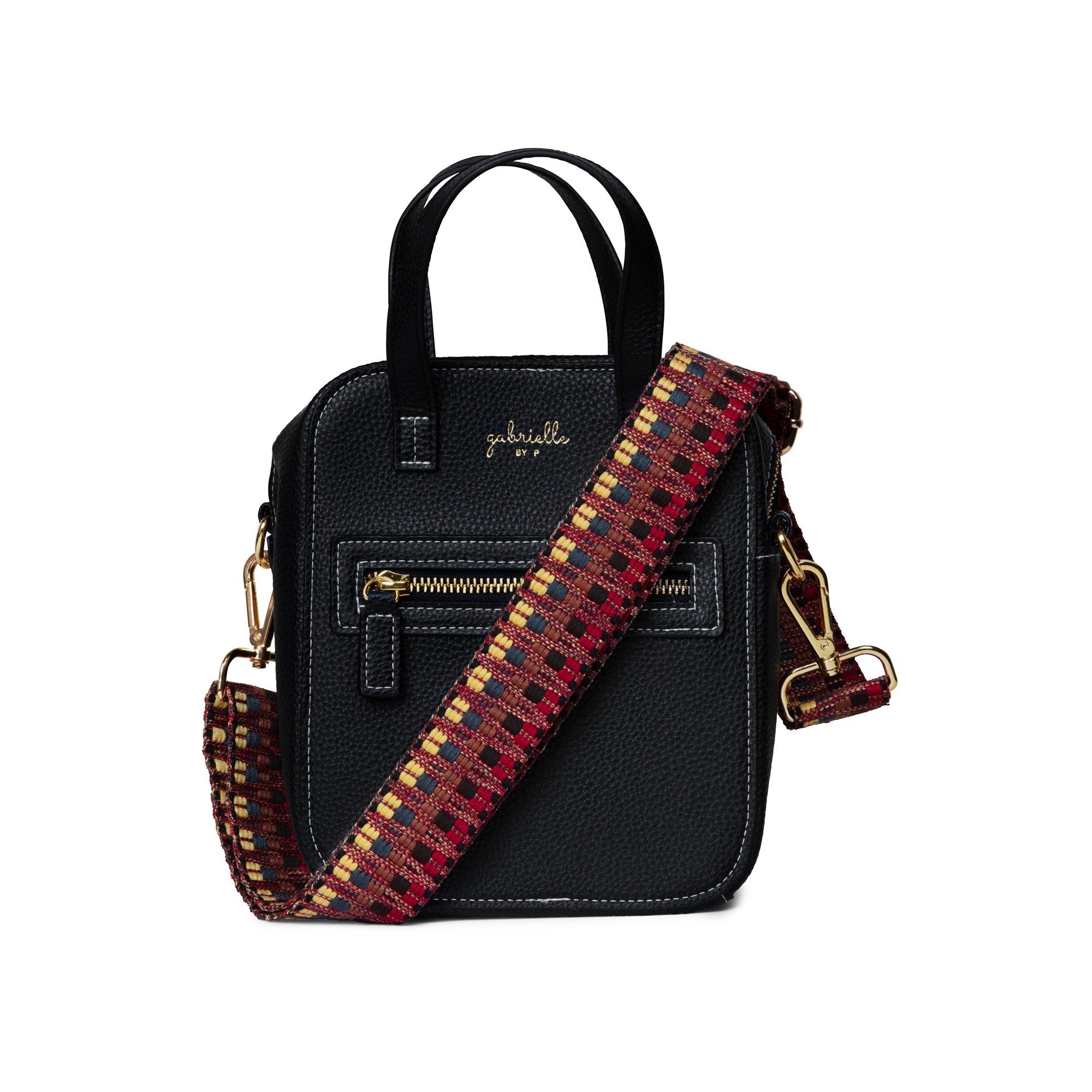 Kit: Aurora Bag Black + Brown Adjustable Gold