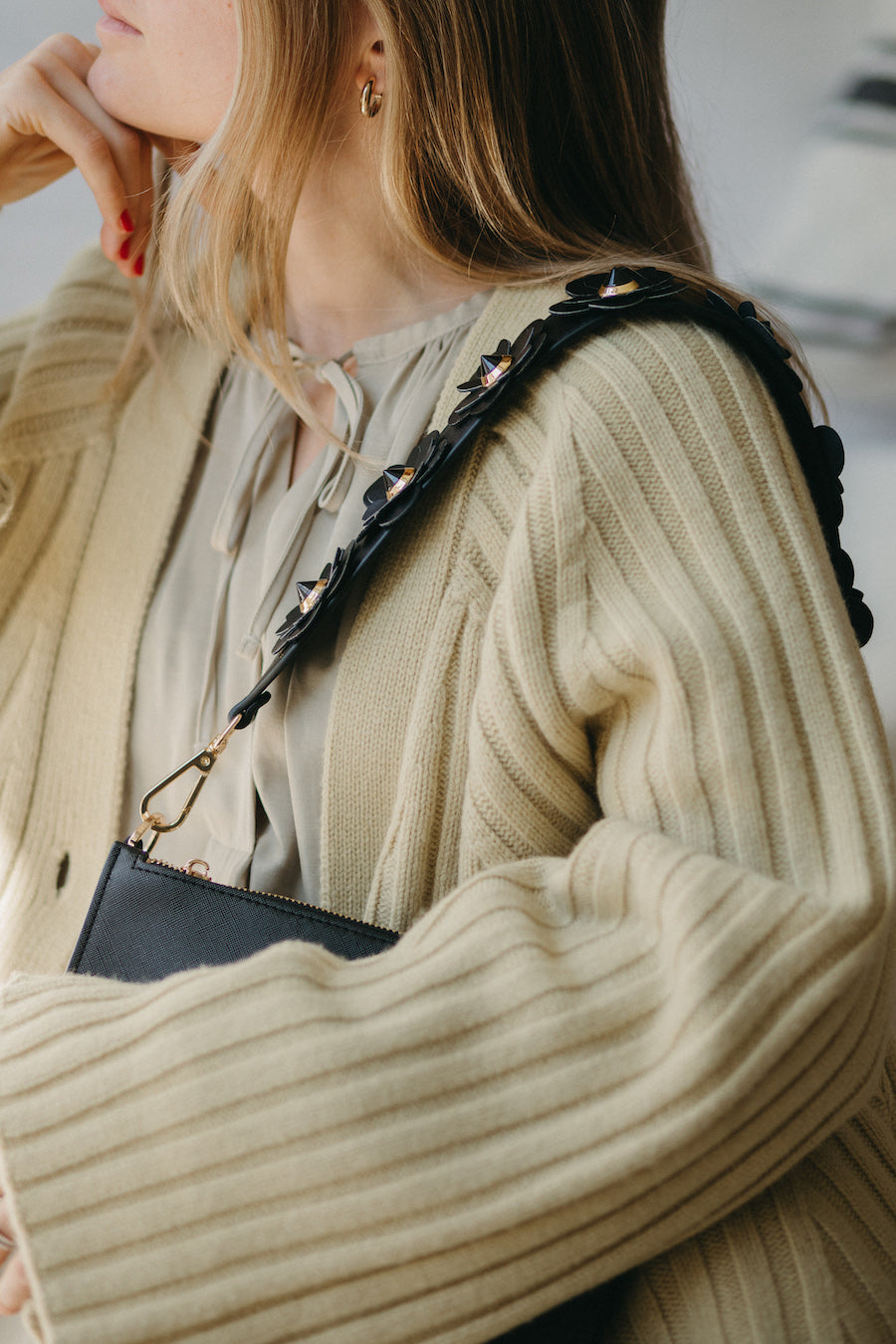 Blossom Bag Strap Gold