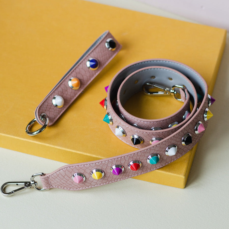 Pink colorful key ring