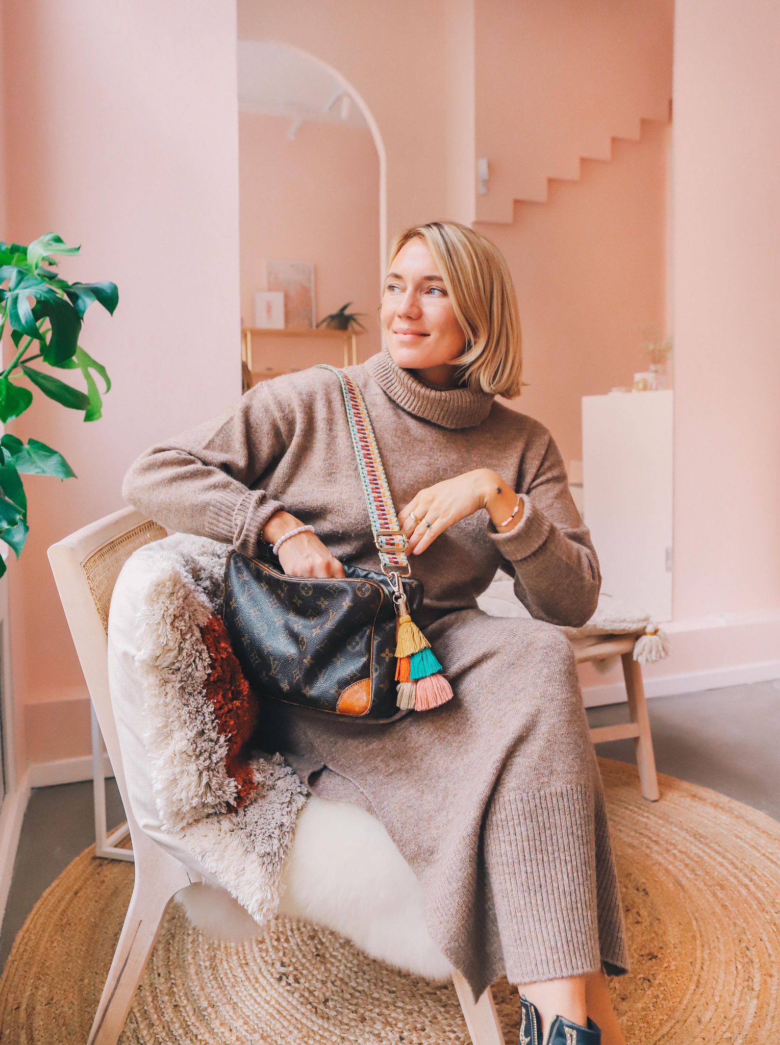 70's Babe Strap + Bag Charm Gold