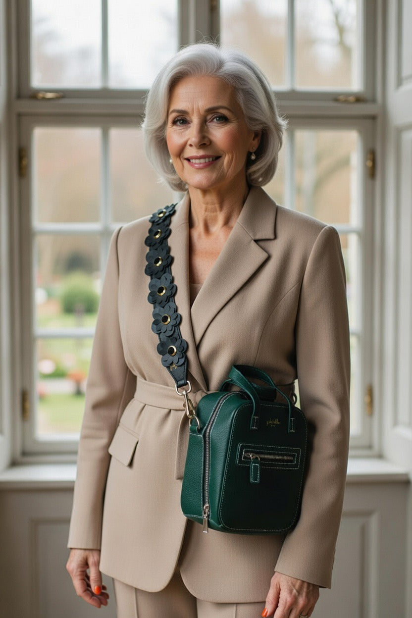 Kit: Aurora Bag Green + Blossom Black Gold