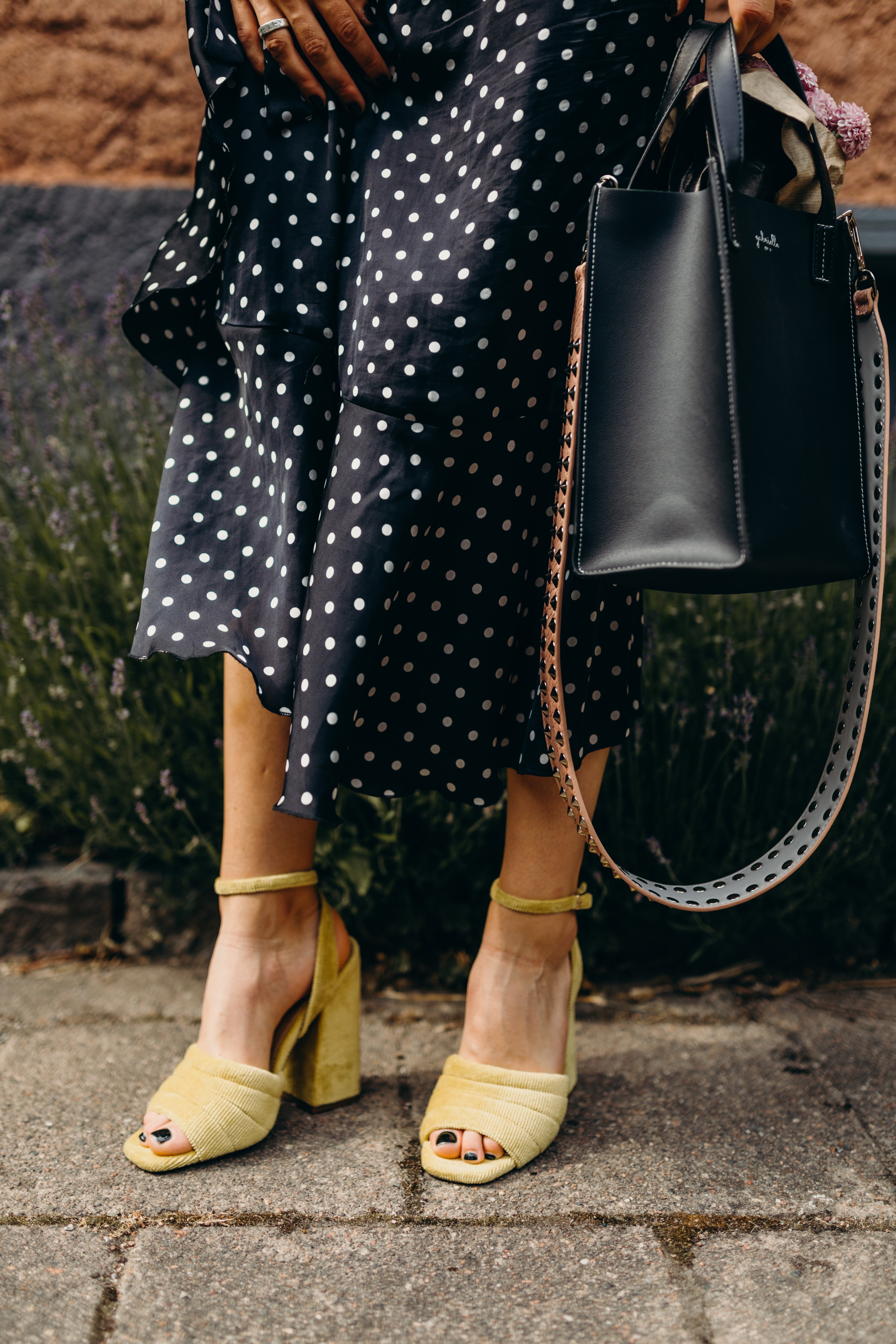 Pink Double Stud Strap Silver "Regular Length"