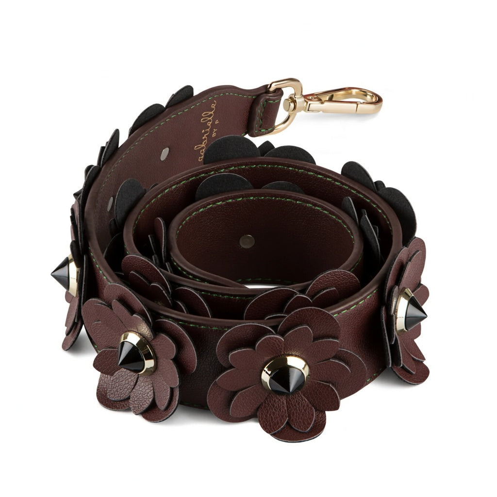 Brown Blossom Strap Gold "Regular Length"