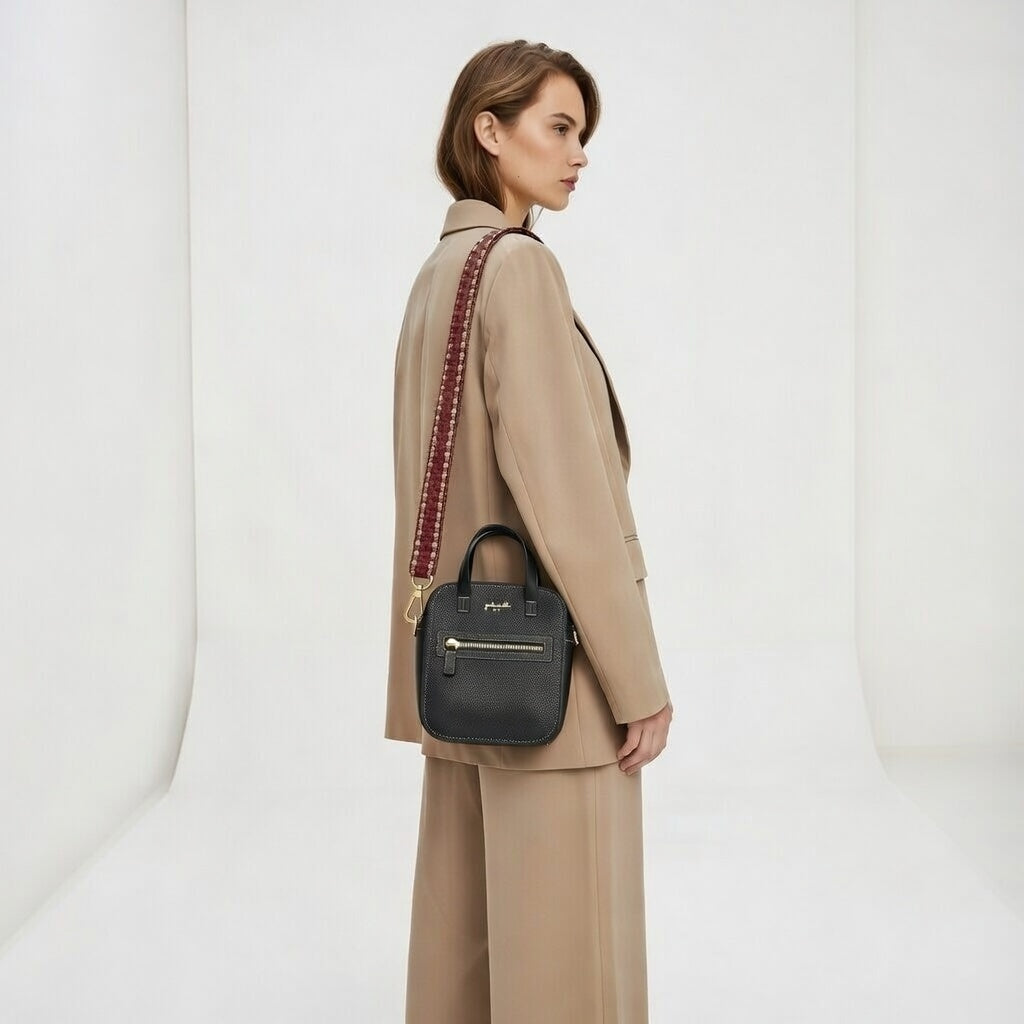 Kit: Aurora Bag Black + Brown Adjustable Gold