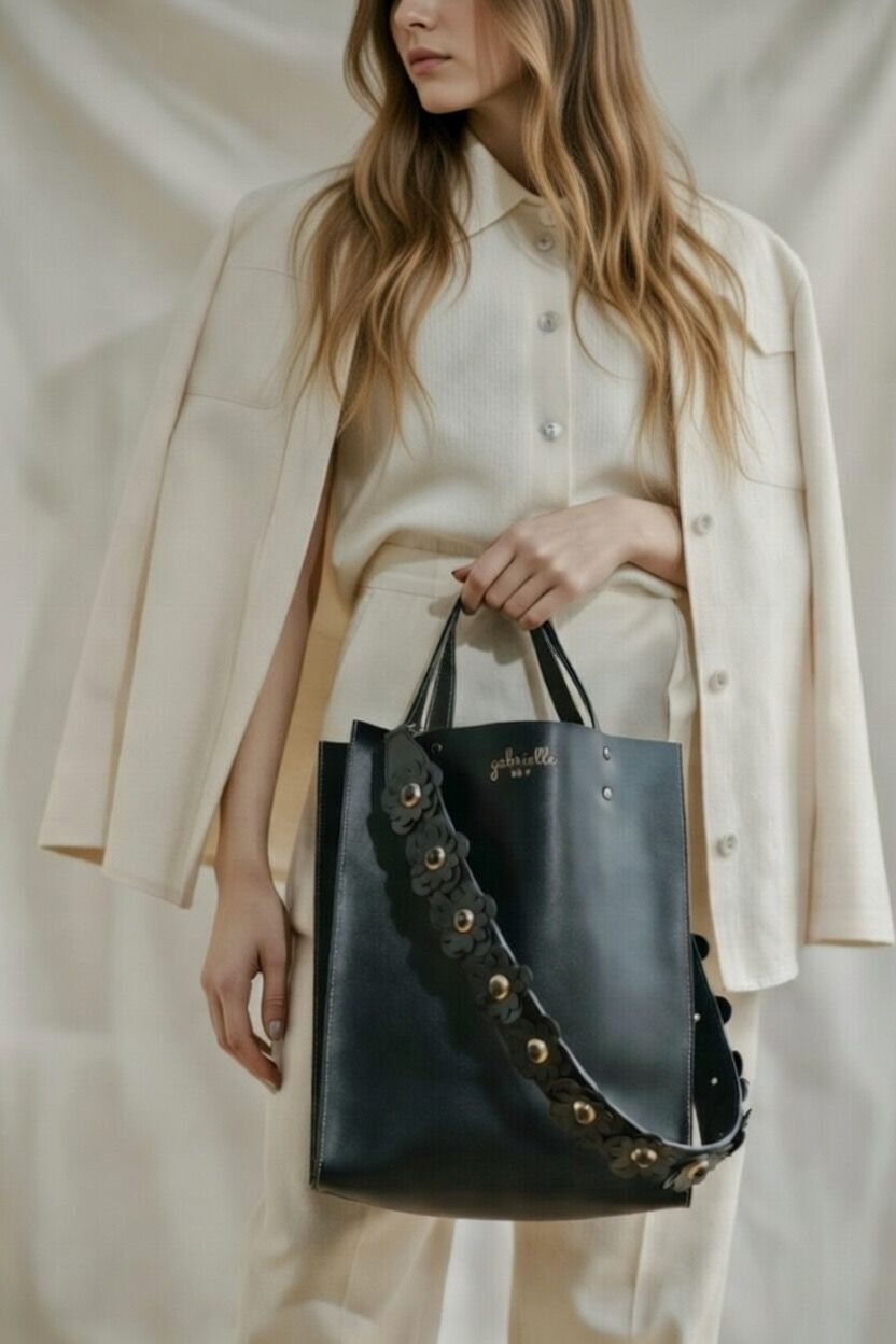 Kit: Leoni Large + Blossom Black Gold