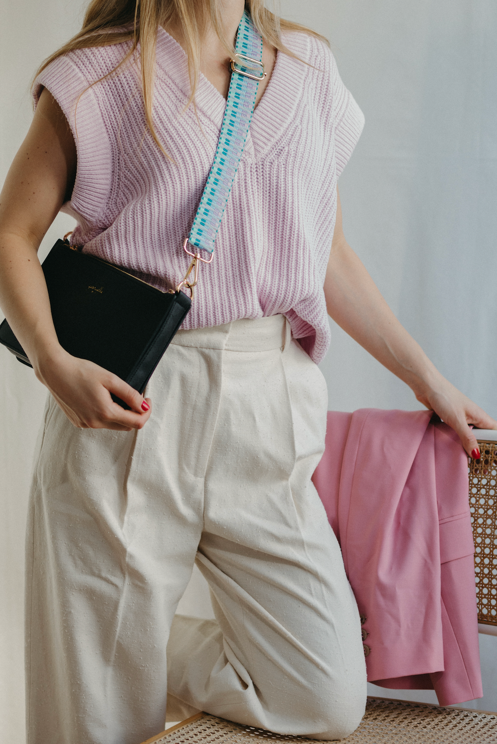 Bubble Gum Adjustable Bag Strap