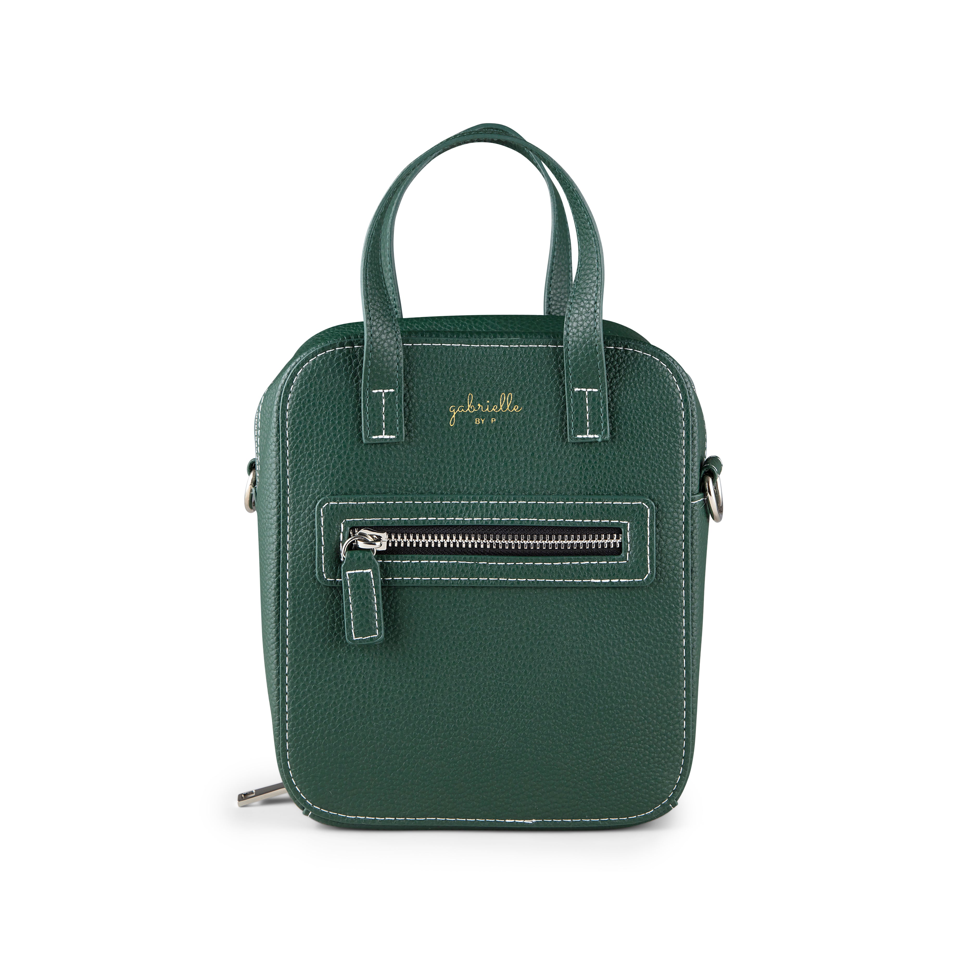 Aurora Bag + Double Stud Green (Short length)