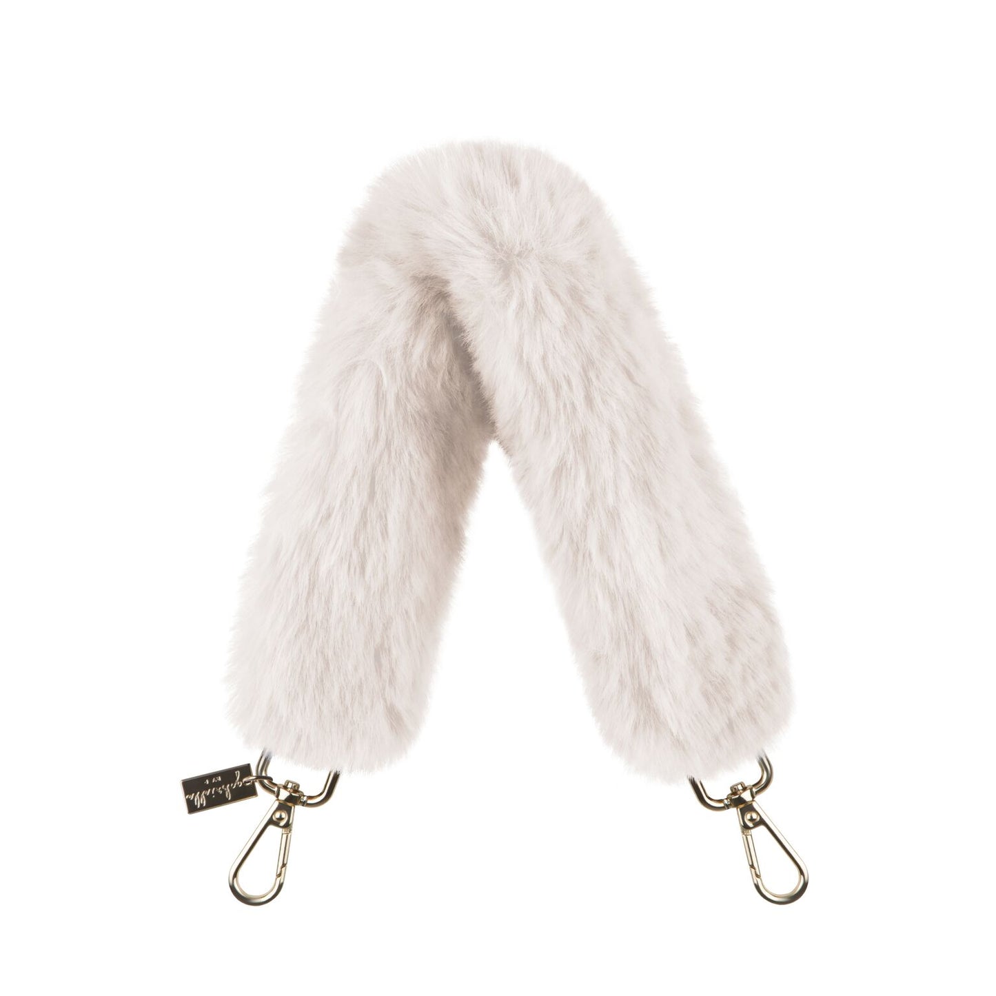 Top-Handle Faux Fur Bag Strap - Gabriellebyp