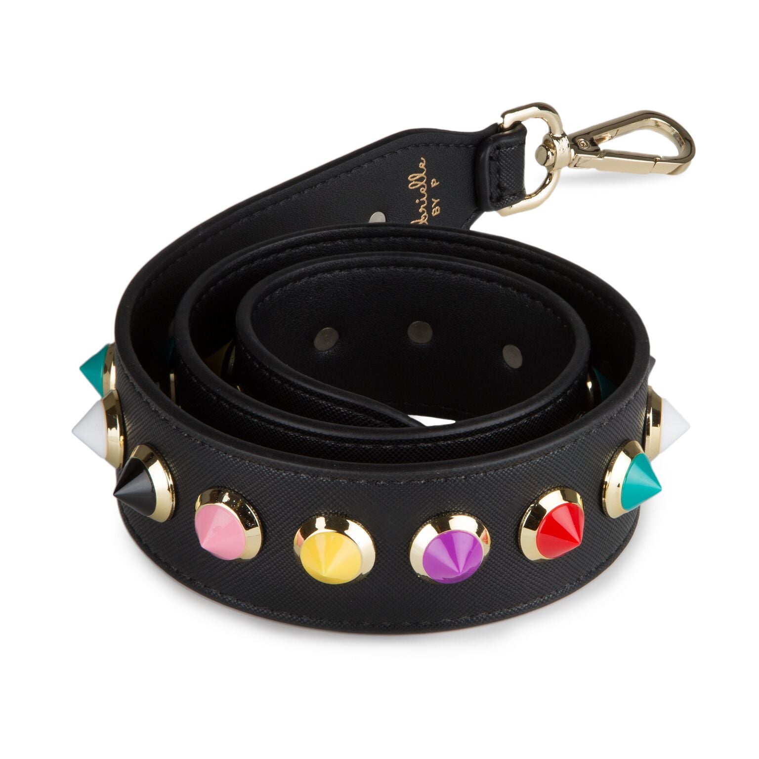 Colorful Studded Bag Strap Regular Length