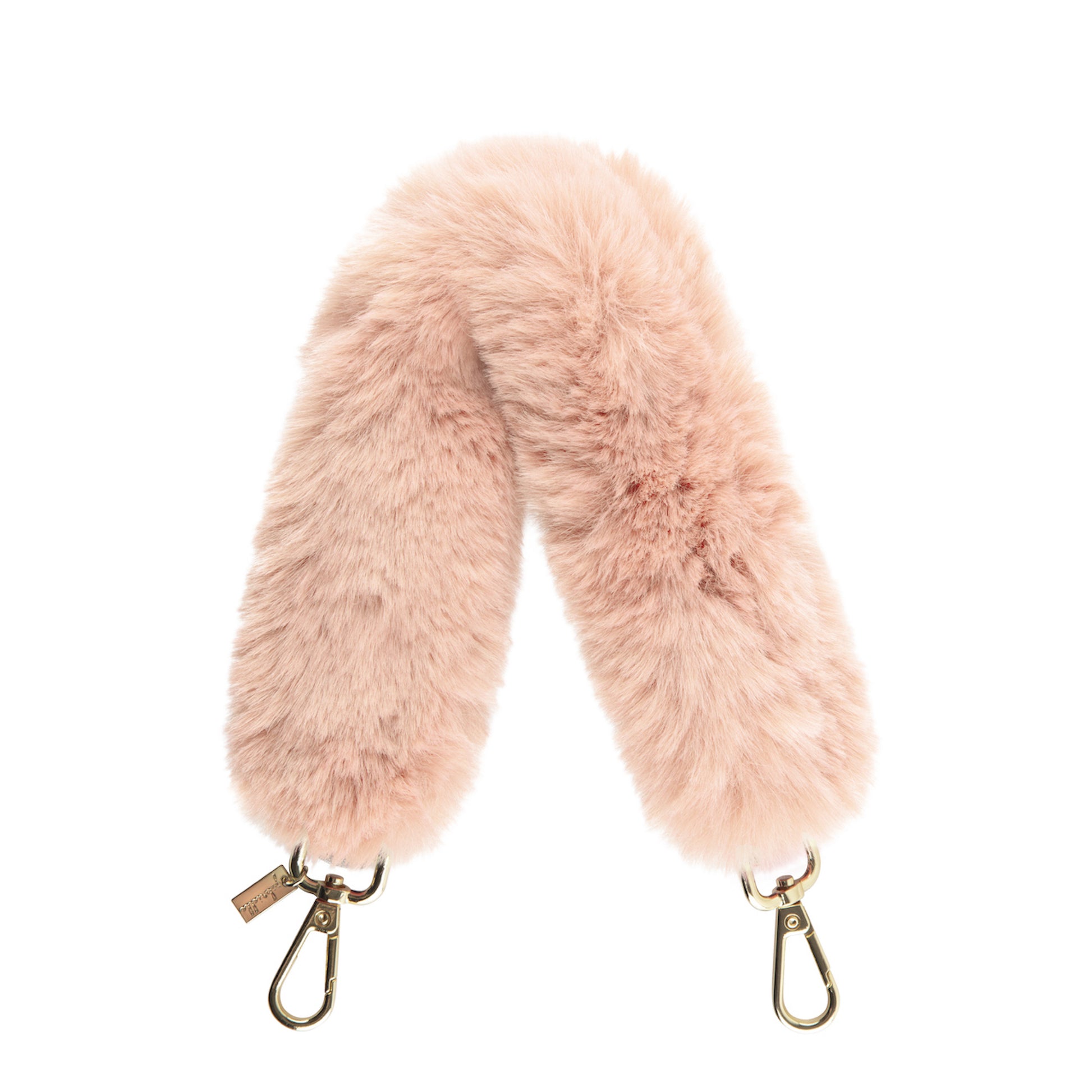 Top-Handle Faux Fur Bag Strap - Gabriellebyp