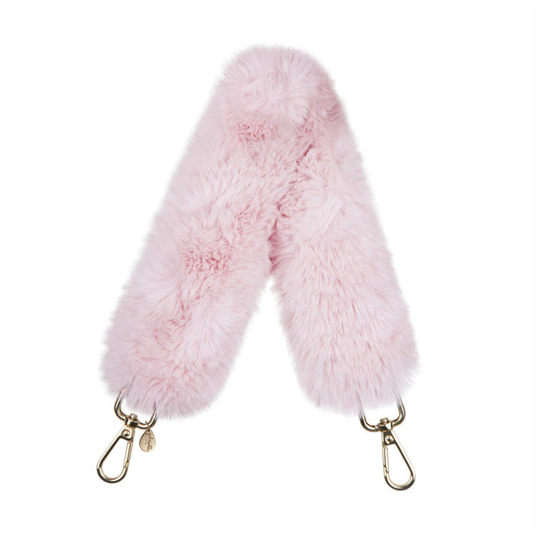 Top-Handle Faux Fur Bag Strap - Gabriellebyp