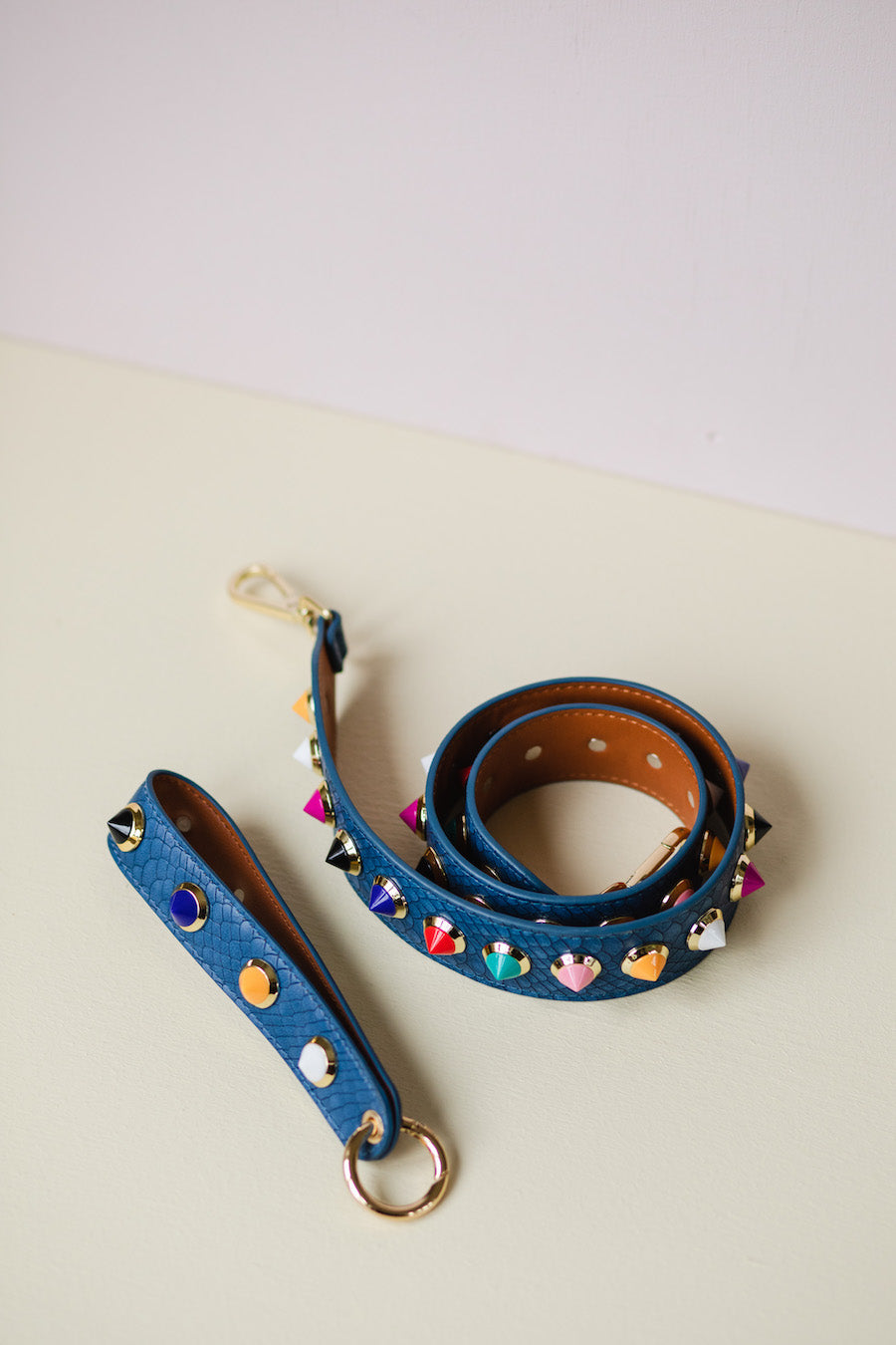 Blue Colorful Key Ring