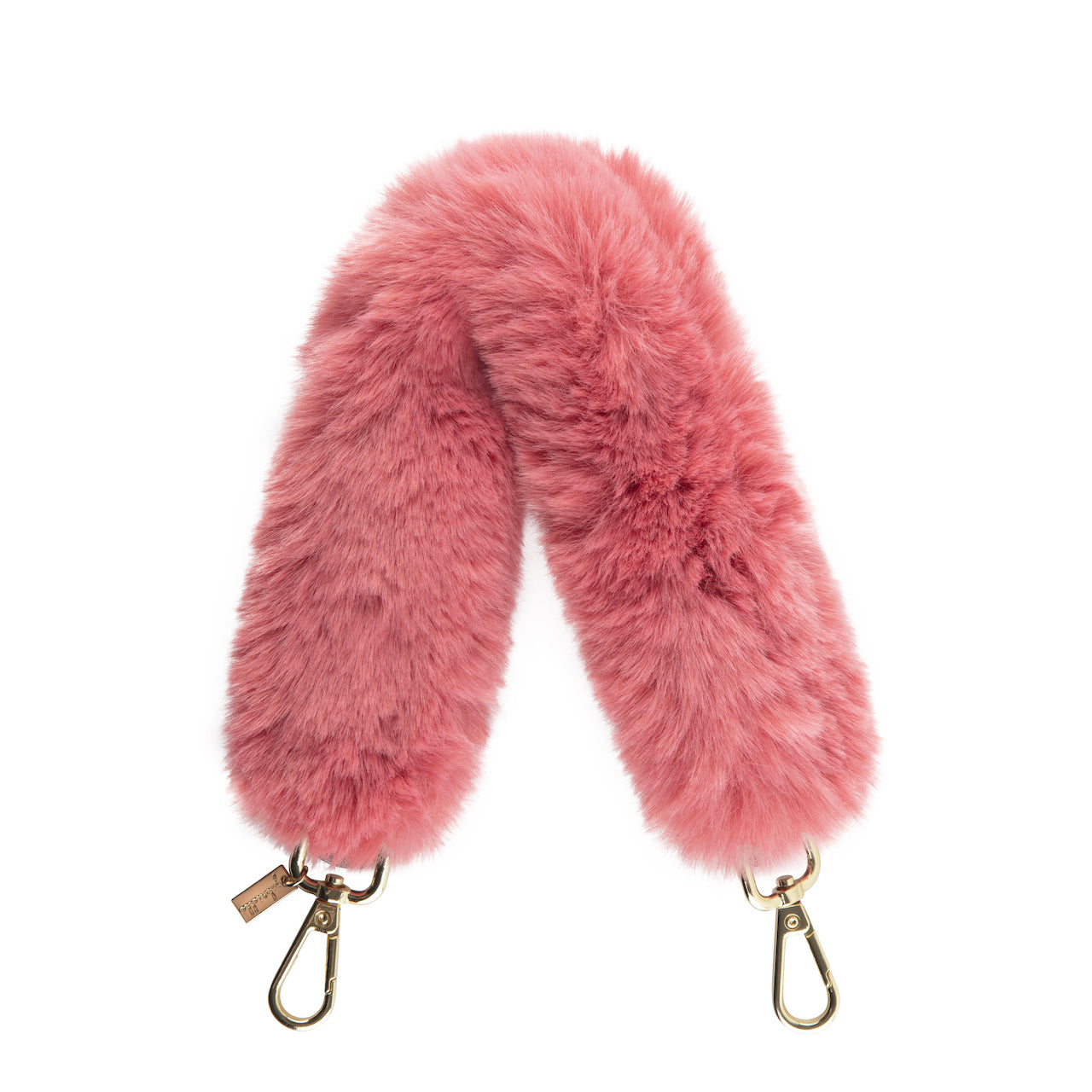 Top-Handle Faux Fur Bag Strap - Gabriellebyp