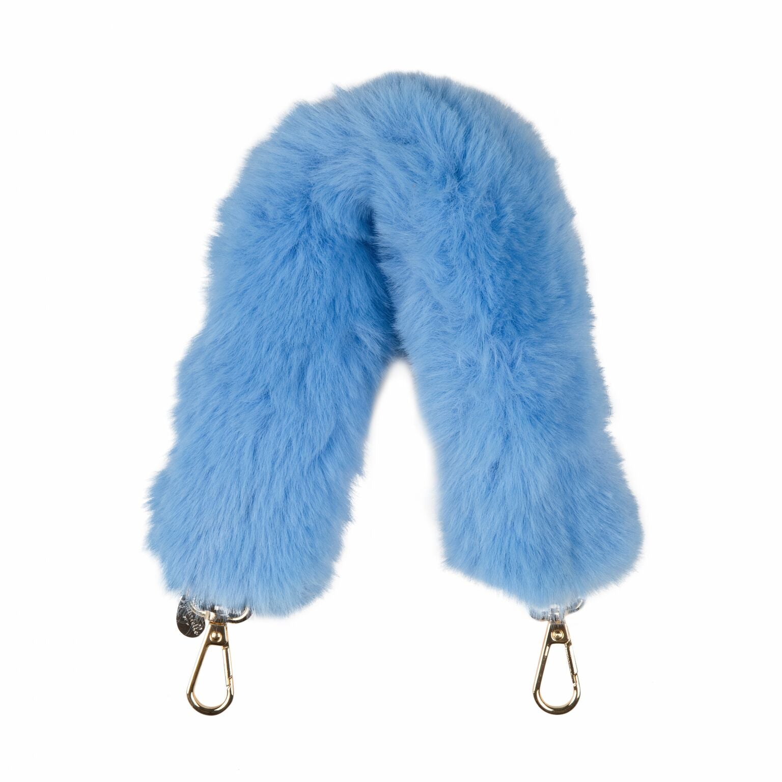 Faux fur sales bag strap