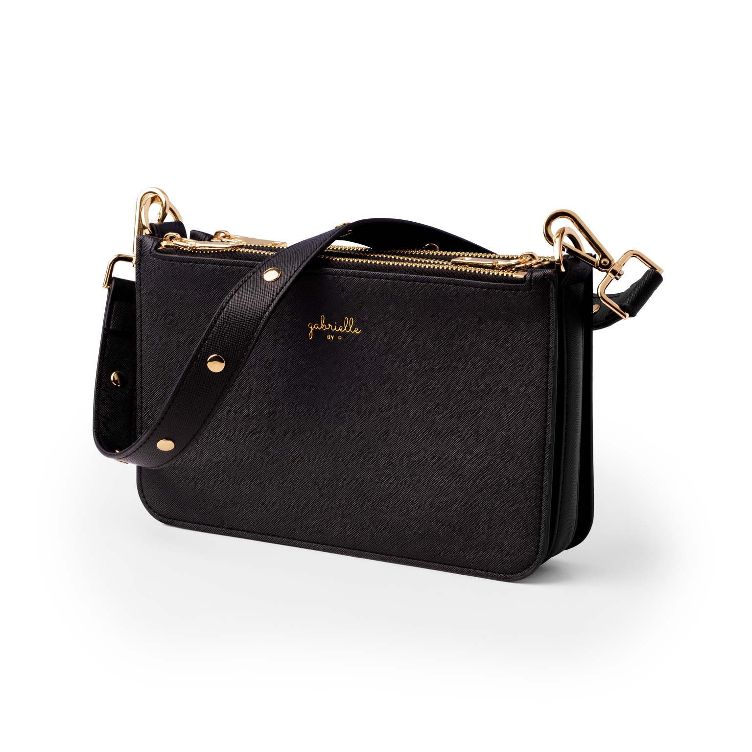 Classic Triple Zipped Vegan Bag